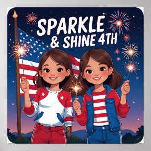 Impresión de Poster de niños Sparkle & Shine
