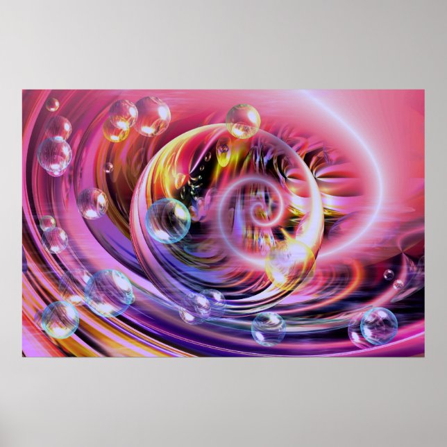 Impresión de Poster de pared de pintura abstracta  (Frente)