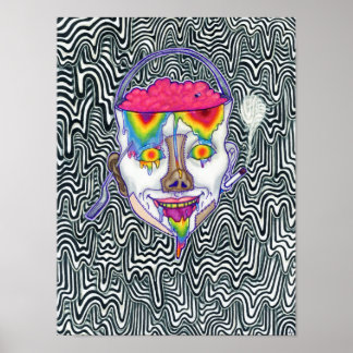 Impresión de Poster de pared "Drippy Trippy Bucket