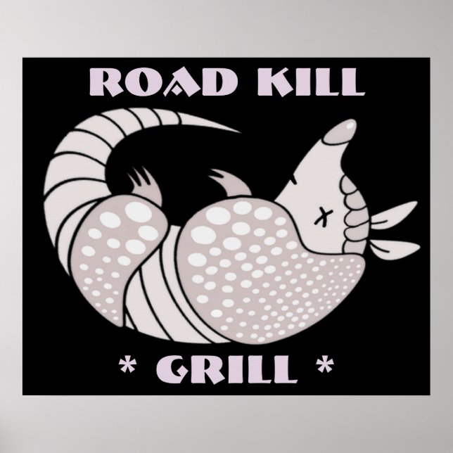 Impresión de Poster de parrilladas de Road Kill (Frente)