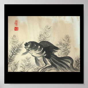 Impresión de Poster de peces dorados