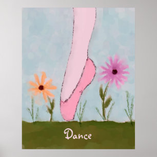 Impresión de Poster de Personalizable de ballet en
