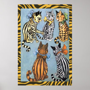 Impresión de Poster de prendas para gatos de Louis