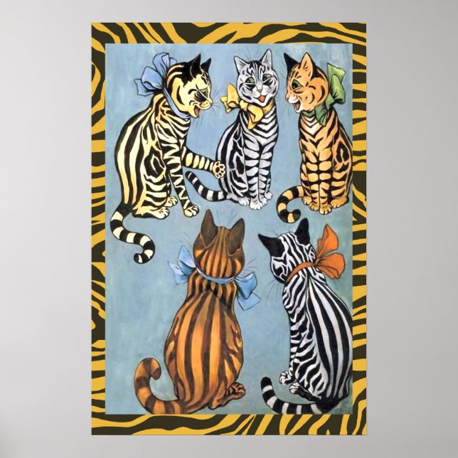 Impresión de Poster de prendas para gatos de Louis (Frente)
