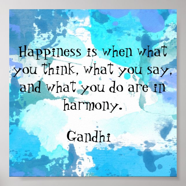 Impresión de Poster de presupuesto Inspirador moti (Frente)