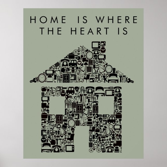 Impresión de Poster de presupuesto residencial con (Frente)