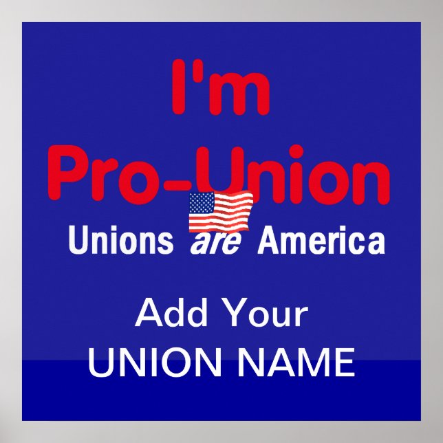 Impresión de POSTER de Pro Union (Frente)