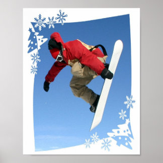 Impresión de Poster de tablero de nieve