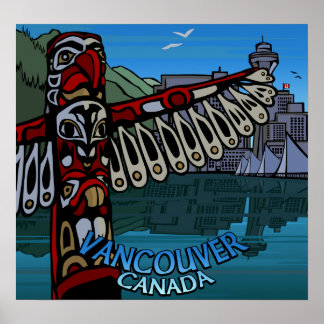 Impresión de Poster de Vancouver Souvenir Poster T