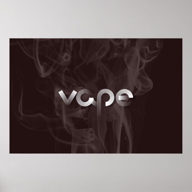 Impresión de Poster de Vape de humo (Frente)
