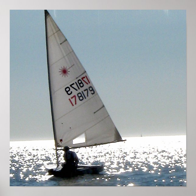 Impresión de Poster de vela individual (Frente)