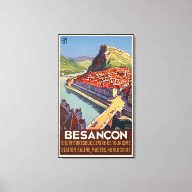 Impresión de Poster de viajes de Besancon France V (Anverso)