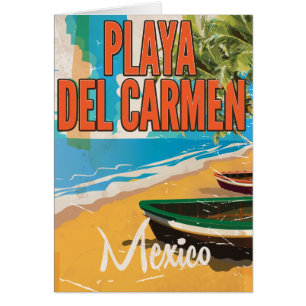 Impresión de poster de viajes de Playa del Carmen 