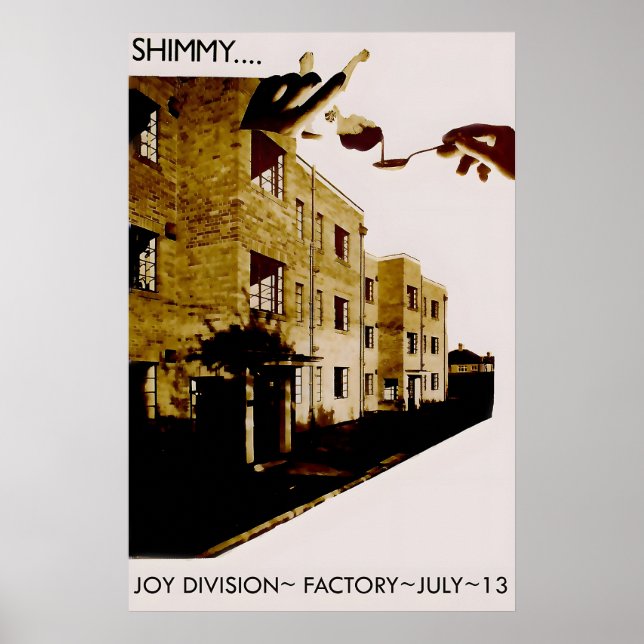 Impresión de póster del concierto de Joy Division  (Frente)