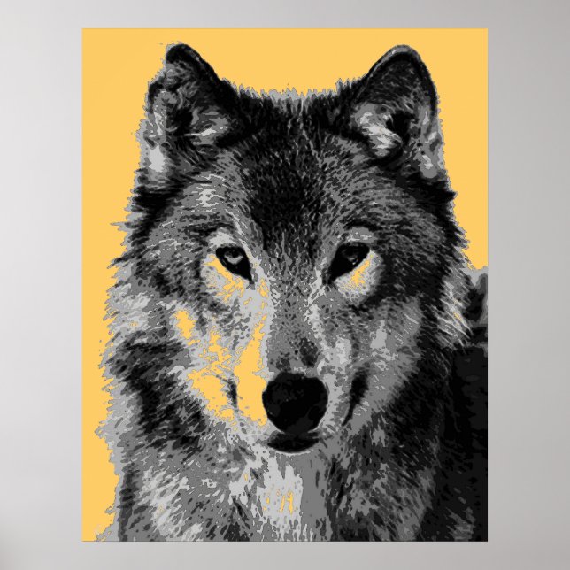 Impresión de Poster Gray Wolf (Frente)