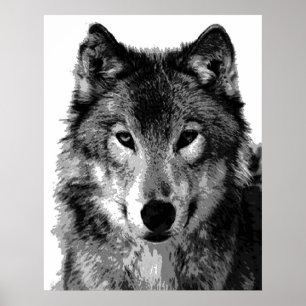 Impresión de Poster Gray Wolf