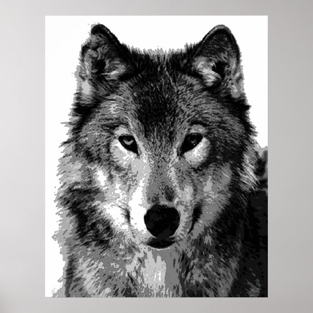 Impresión de Poster Gray Wolf (Frente)