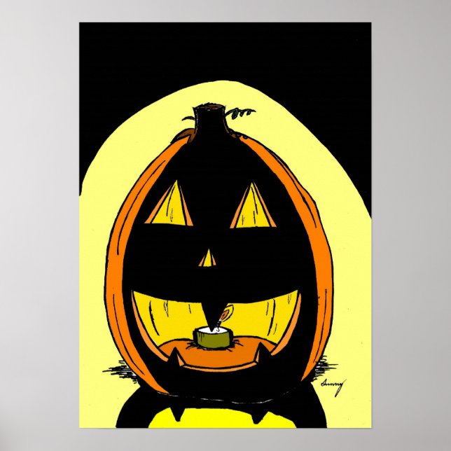 Impresión de Poster Jack O' Lantern - OAK Artwork (Frente)