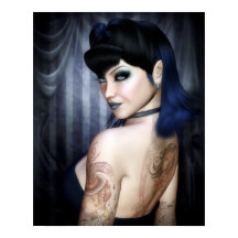 Impresión de Poster/lienzo de Madame Sophie Vampir