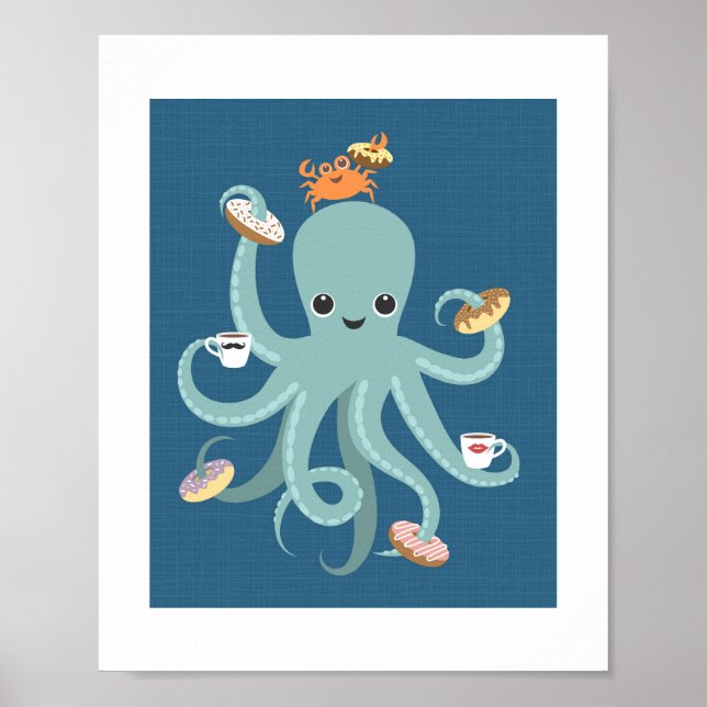 Impresión de Poster Octopus (Frente)