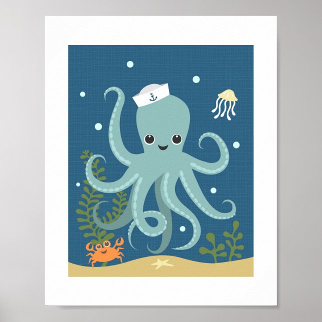 Impresión de Poster Octopus (Frente)