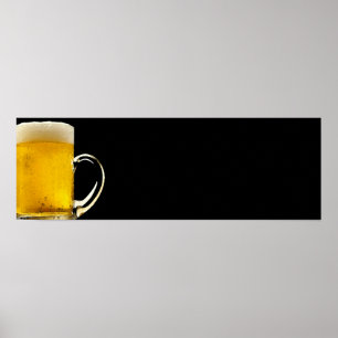 Impresión de Poster Panorámico de Cerveza Mug