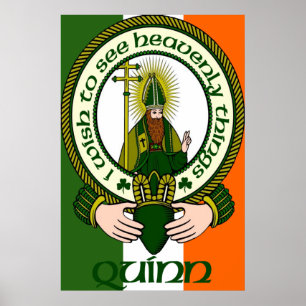 Impresión de Poster Quinn Clan Motto
