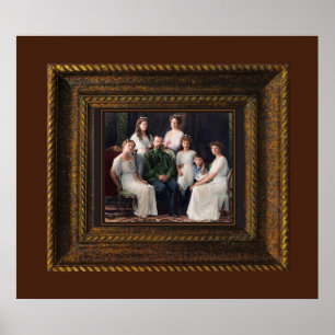 Impresión de Poster Romanov a los mártires reales