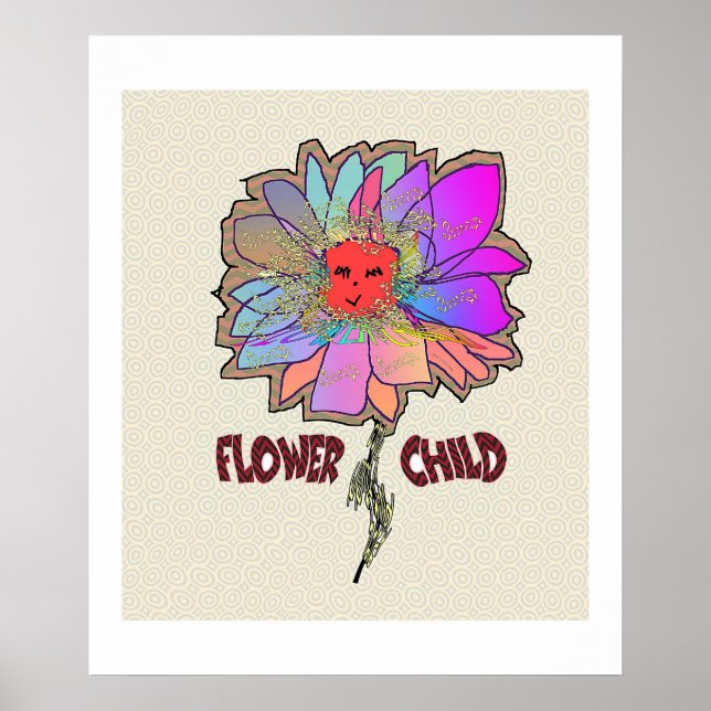Impresión de Poster secundario de flores (Frente)