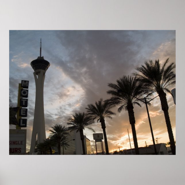 Impresión de Poster Sunset de Las Vegas (Frente)