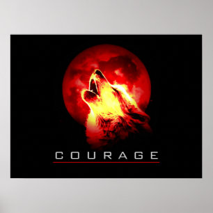 Impresión de Poster Wolf por el poder de liderazgo