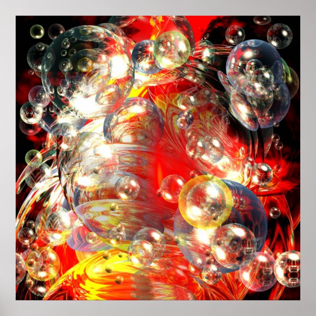 Impresión de Posters de Art Square Digital Resumen (Frente)