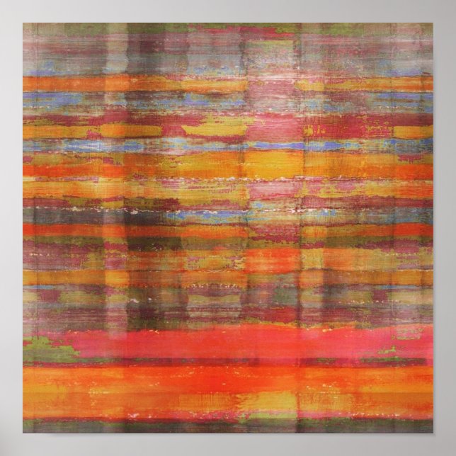 Impresión de Posters de arte moderno cuadrado en e (Frente)