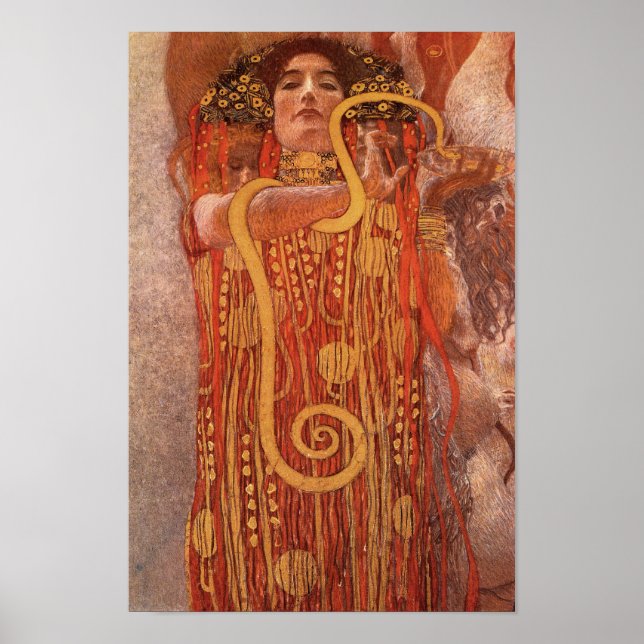 Impresión de Posters de Klimt Hygieia Medicaid Art (Frente)