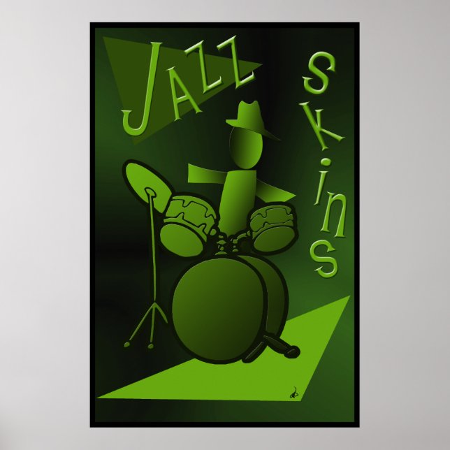 Impresión de Posters de piel de jazz (Frente)