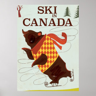 Impresión de posters de viaje de origen canadiense