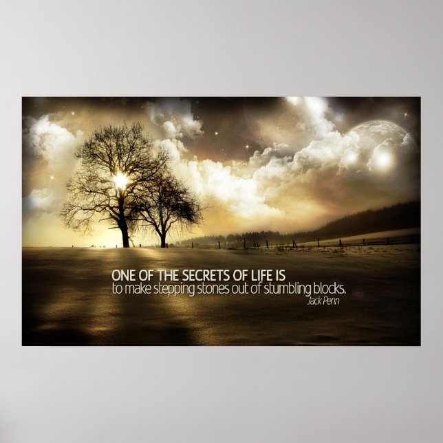 Impresión de Posters motivacionales de secretos de (Frente)