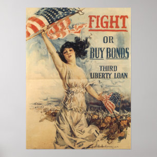 Impresión de préstamo de libertad de WWI