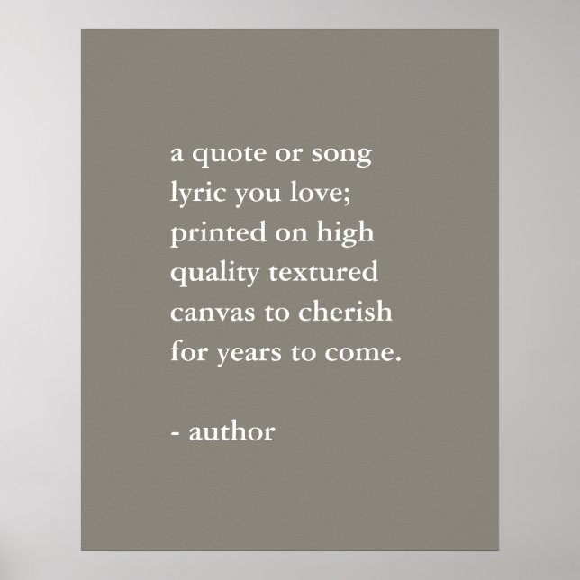 Impresión de presupuesto de Personalizado neutro (Frente)