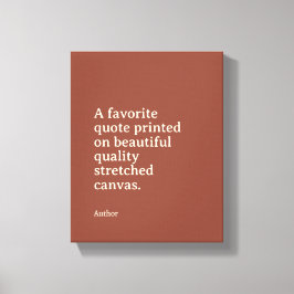 Impresión de presupuesto personalizado en lienzo