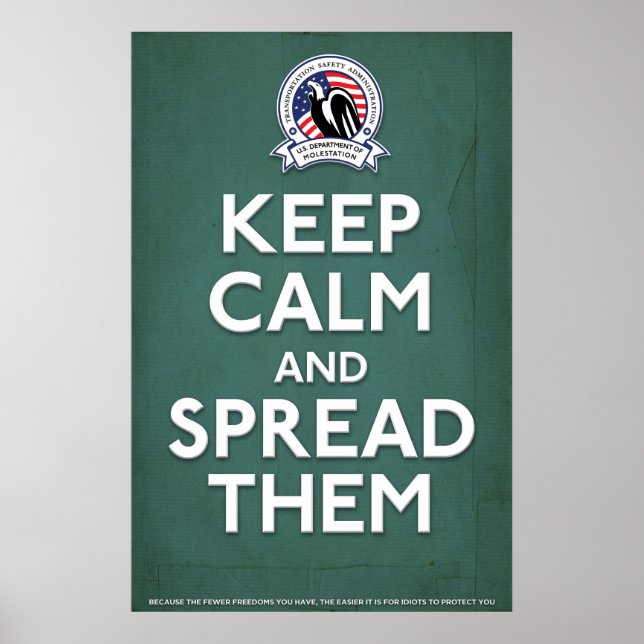 Impresión de propaganda de parodia de TSA (Frente)