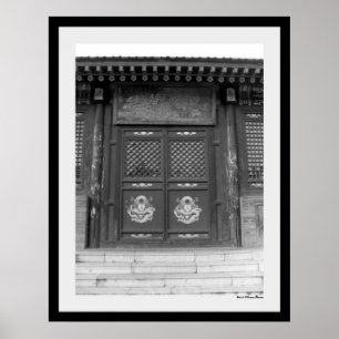 Impresión de puerta de templo