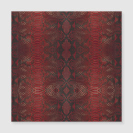 Impresión de Python rojo y negro