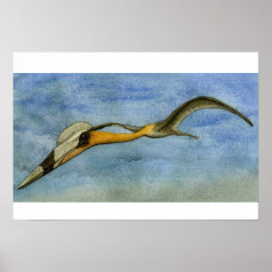 Impresión de Quetzalcoatlus