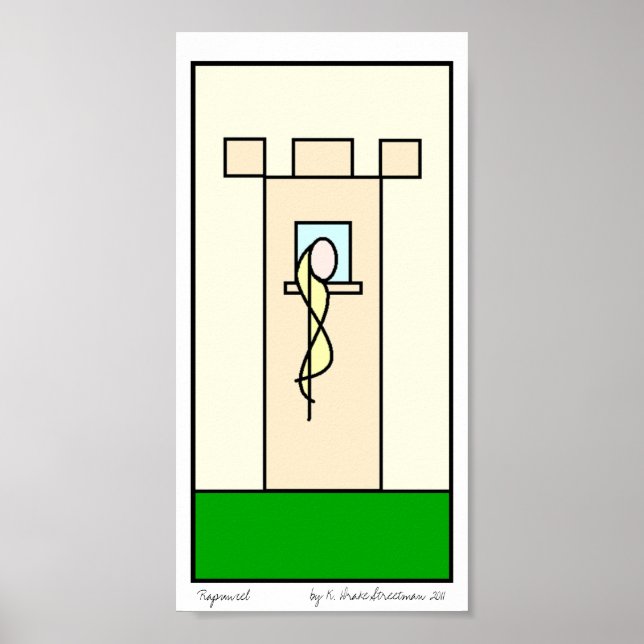 Impresión de Rapunzel (Frente)