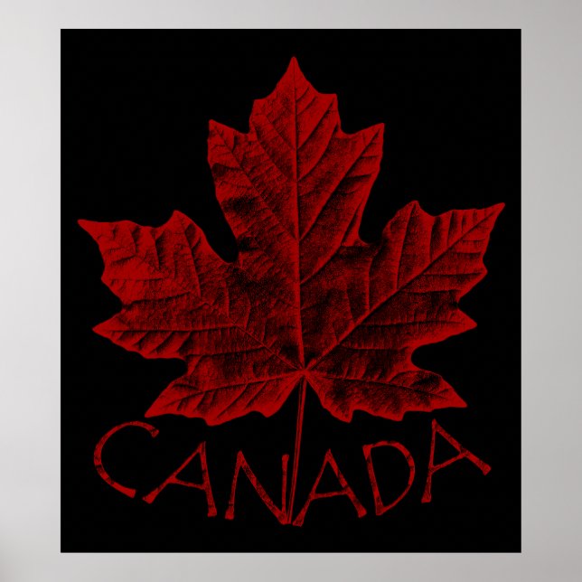 Impresión de recuerdo de hojas de arce de Canadá P (Frente)