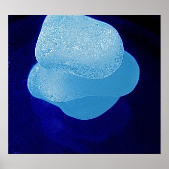 Impresión de reflejos azules (Frente)