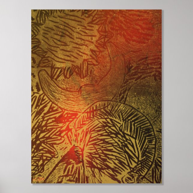 Impresión de Relieve metalizado dorado celeste (Anverso)