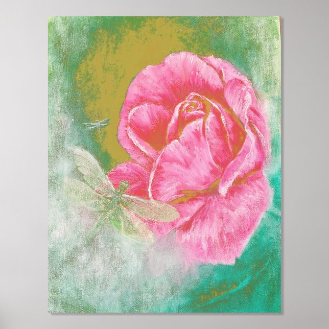 Impresión de Relieve metalizado floral (Anverso)