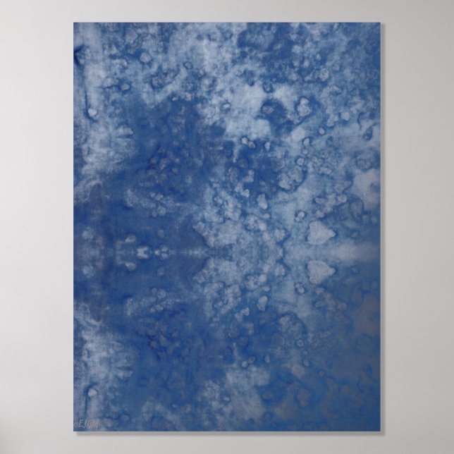 Impresión de Relieve metalizado plateado de agua d (Anverso)